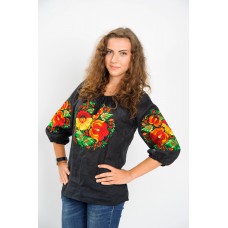 Embroidered blouse "Petrykivka Traditional" 
